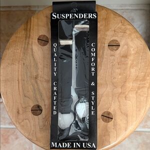 Classic Black Suspenders